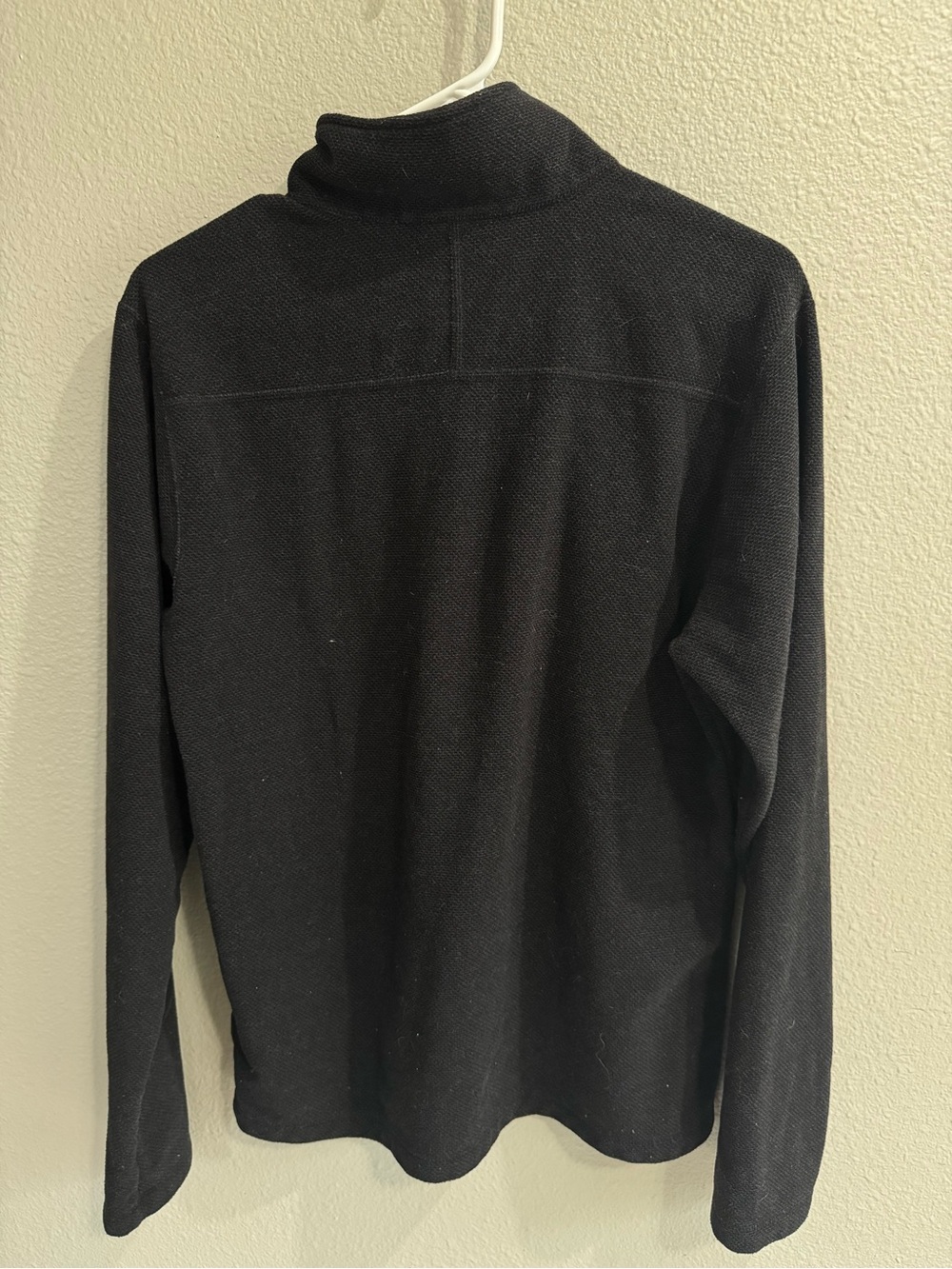 The North face, Textured Cap Rock Sweater in TNF Black Heather size small - Picture 7 of 9